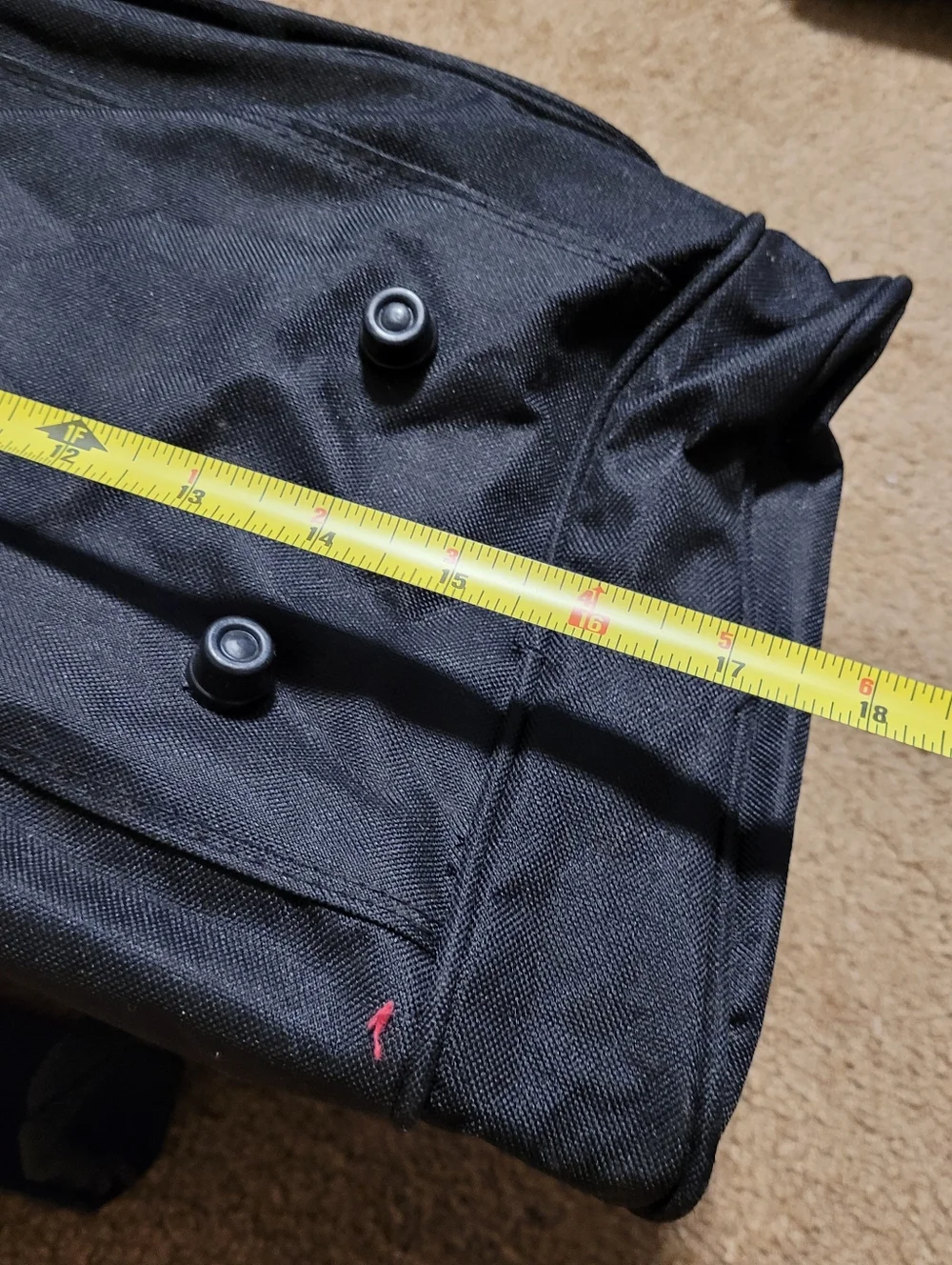 NCA Leadership Black and Red Carry Bag